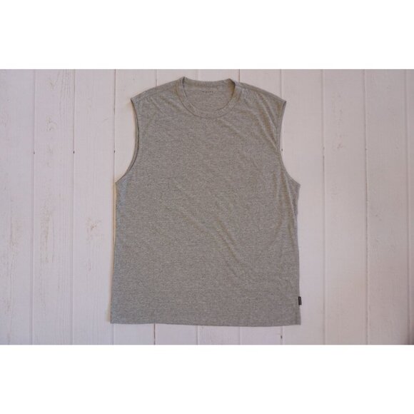 Dunning Men’s Heather Gray Sleeveless Performance Tee Shirt - Size XL - Picture 1 of 6